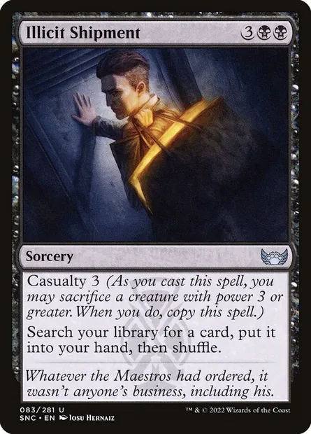 Illicit Shipment, Magic card SNC 83 — Streets of New Capenna set