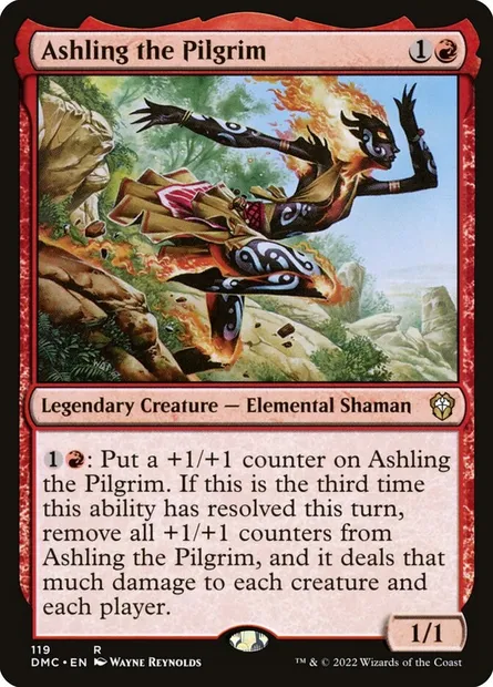 Ashling the Pilgrim, Magic card DMC 119 — Dominaria United Commander set