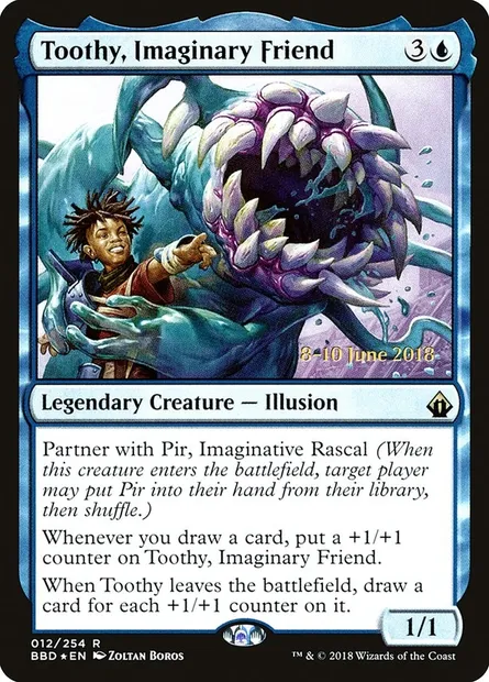 Toothy, Imaginary Friend, carte Magic PBBD 12s — extension Battlebond Promos