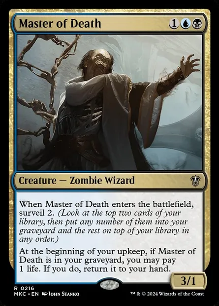 Master of Death, Magic card MKC 216 — Murders at Karlov Manor Commander set