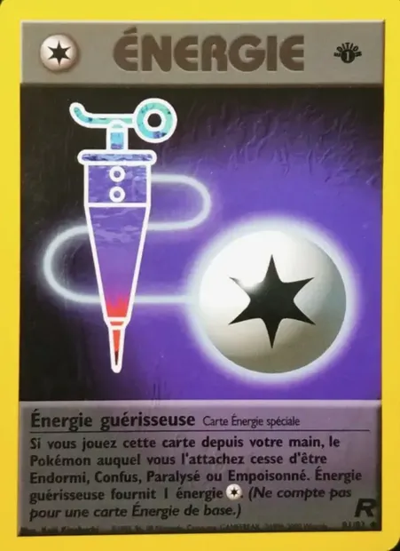 Énergie guérisseuse, carte Pokémon TR 81 — extension Team Rocket
