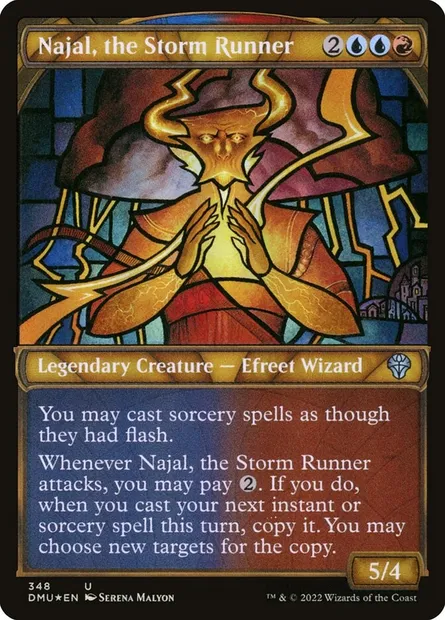 Najal, the Storm Runner, Magic card DMU 348 — Dominaria United set