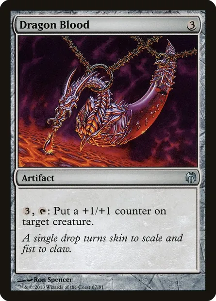Dragon Blood, Magic card DDL 67 — Duel Decks: Heroes vs. Monsters set