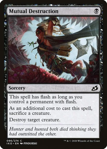 Mutual Destruction, Magic card IKO 96 — Ikoria: Lair of Behemoths set