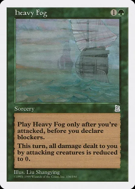 Heavy Fog, Magic card PTK 136 — Portal Three Kingdoms set