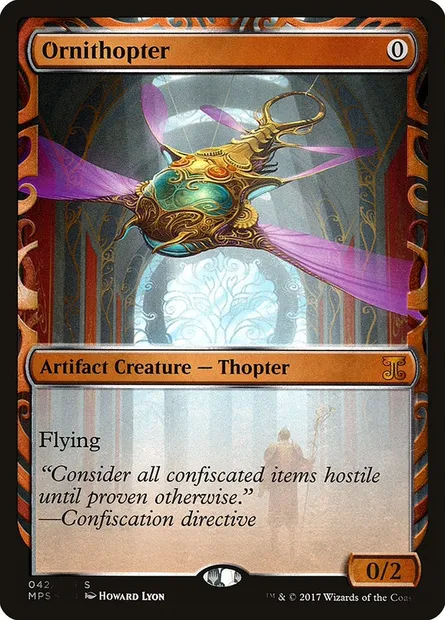Ornithopter, Magic card MPS 42 — Kaladesh Inventions set