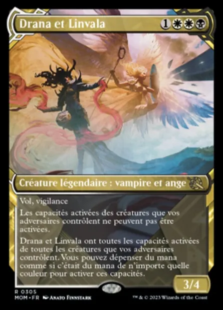Drana et Linvala, carte Magic MOM 305 — extension L'invasion des machines