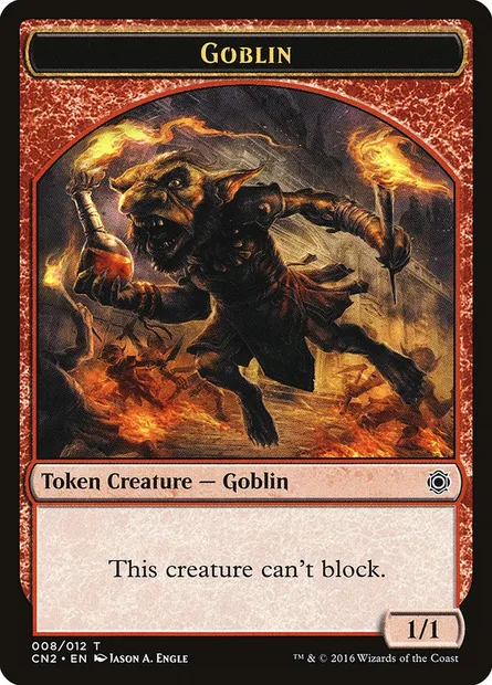 Goblin, carte Magic TCN2 8 — extension Conspiracy: Take the Crown Tokens