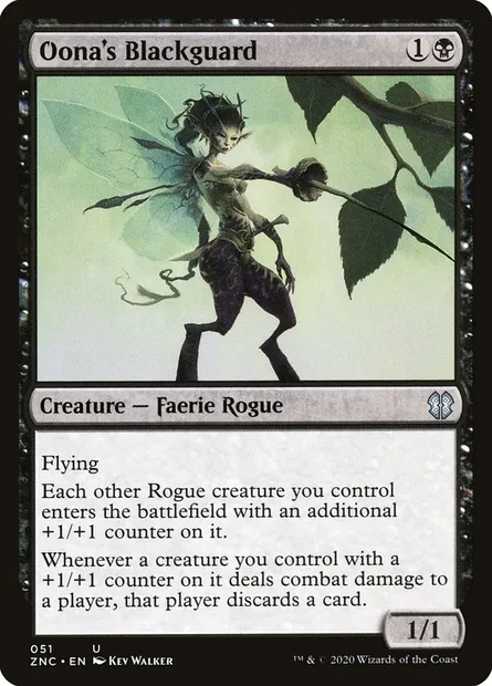 Oona's Blackguard, Magic card ZNC 51 — Zendikar Rising Commander set