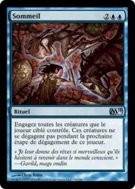 Sommeil, carte Magic M11 73 — extension Magic 2011
