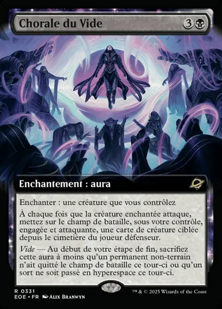 Chorale du Vide, carte Magic EOE 331 — extension Edge of Eternities