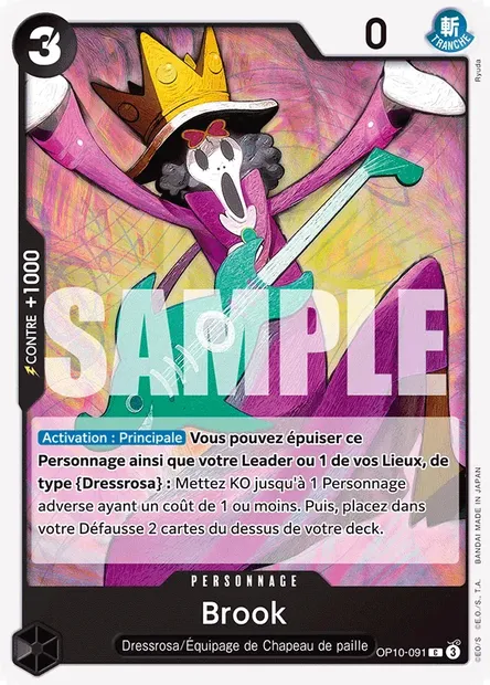 Brook, carte One Piece OP10-091 — extension SANG ROYAL