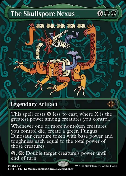 The Skullspore Nexus, Magic card LCI 340 — The Lost Caverns of Ixalan set