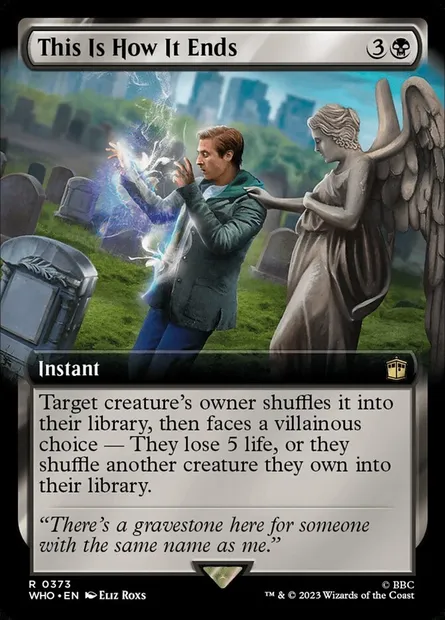 This Is How It Ends, Magic card WHO 373 — Doctor Who set