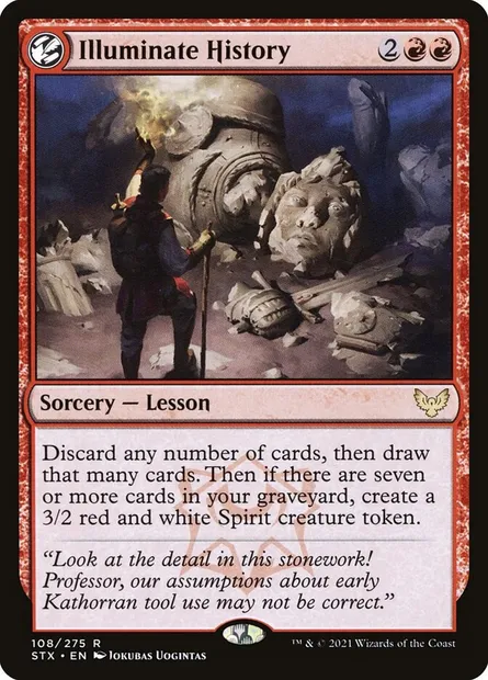 Illuminate History, Magic card STX 108 — Strixhaven: School of Mages set