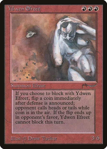 Ydwen Efreet, Magic card ARN 44 — Arabian Nights set