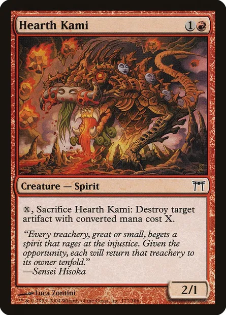 Hearth Kami, Magic card CHK 171 — Champions of Kamigawa set