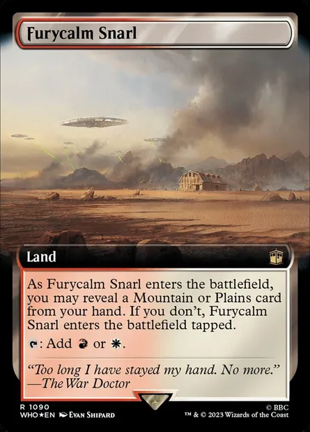 Furycalm Snarl, Magic card WHO 1090 — Doctor Who set