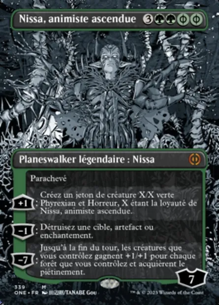 Nissa, animiste ascendue, carte Magic ONE 339 — extension Tous Phyrexians