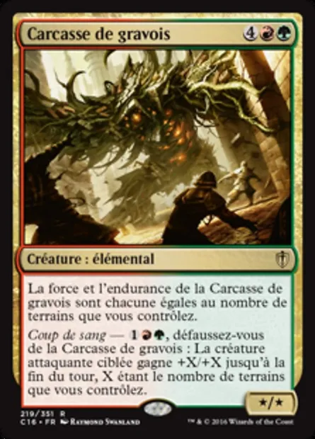 Carcasse de gravois, carte Magic C16 219 — extension Commander 2016