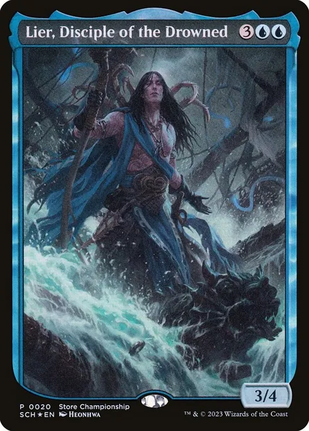Lier, disciple des noyés, carte Magic SCH 20 — extension Store Championships
