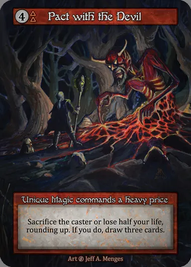 Pact with the Devil, carte Sorcery BET 244 — extension Beta