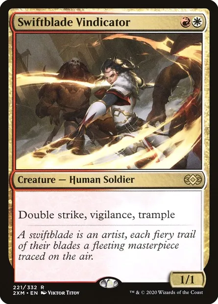 Swiftblade Vindicator, Magic card 2XM 221 — Double Masters set