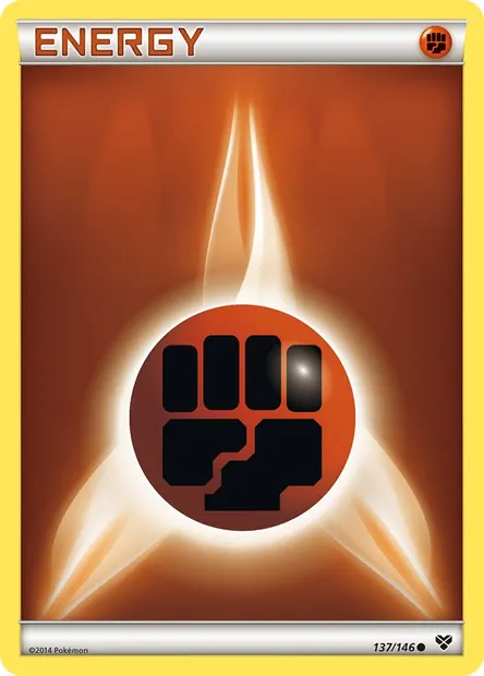 Fighting Energy, Pokémon card XY 137 — XY set