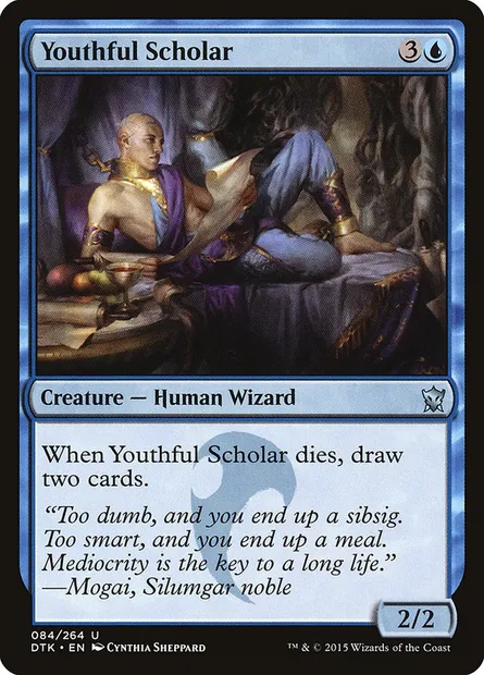 Youthful Scholar, Magic card DTK 84 — Dragons of Tarkir set