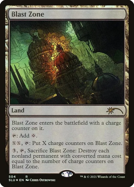 Blast Zone, Magic card SLU 504 — Secret Lair: Ultimate Edition set
