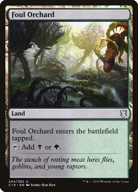 Foul Orchard, Magic card C19 244 — Commander 2019 set