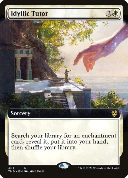 Idyllic Tutor, Magic card THB 301 — Theros Beyond Death set