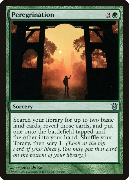 Peregrination, Magic card BNG 132 — Born of the Gods set