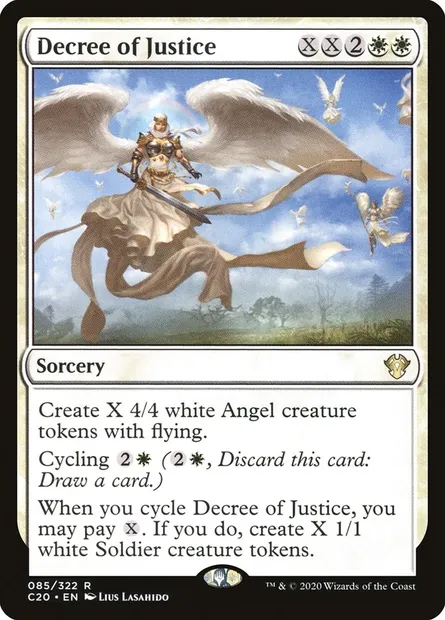 Decree of Justice, Magic card C20 85 — Commander 2020 set