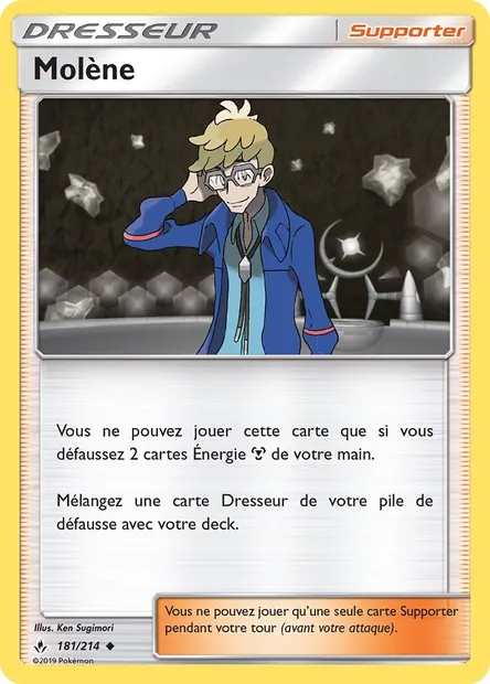Molène, carte Pokémon UNB 181 — extension Alliance Infaillible