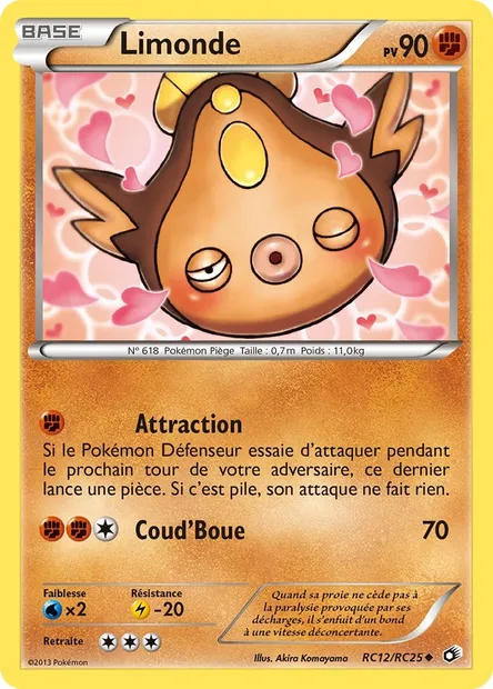 Limonde, carte Pokémon LTR RC12 — extension Legendary Treasures