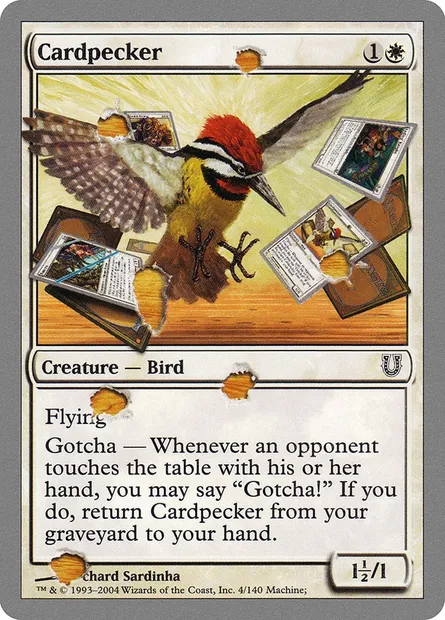 Cardpecker, carte Magic UNH 4 — extension Unhinged