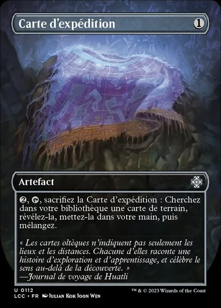 Carte d'expédition, carte Magic LCC 112 — extension The Lost Caverns of Ixalan Commander