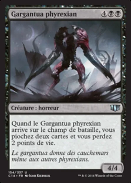 Gargantua phyrexian, carte Magic C14 154 — extension Commander 2014