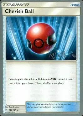 Cherish Ball, Pokémon card WCD19 191-4 — World Championship Decks 2019 set