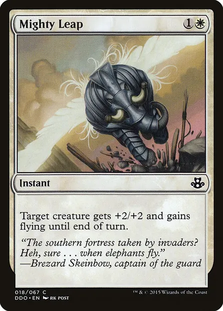Mighty Leap, Magic card DDO 18 — Duel Decks: Elspeth vs. Kiora set