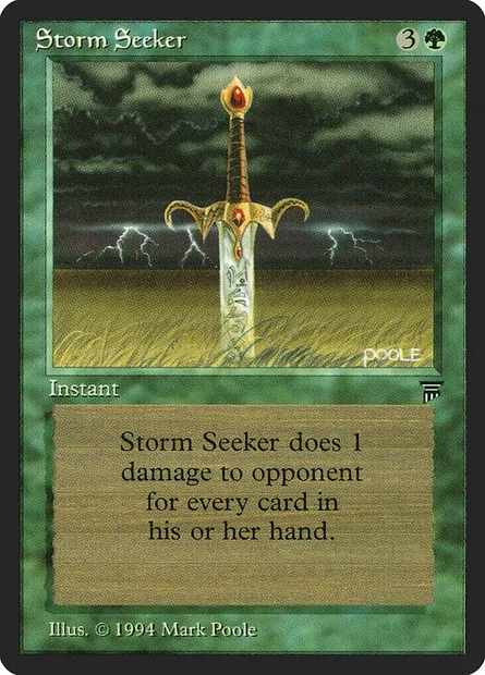 Storm Seeker, Magic card LEG 205 — Legends set