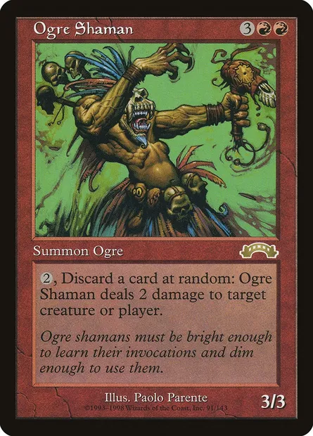 Ogre Shaman, Magic card EXO 91 — Exodus set