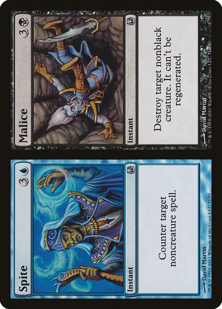 Spite // Malice, Magic card DDH 71 — Duel Decks: Ajani vs. Nicol Bolas set