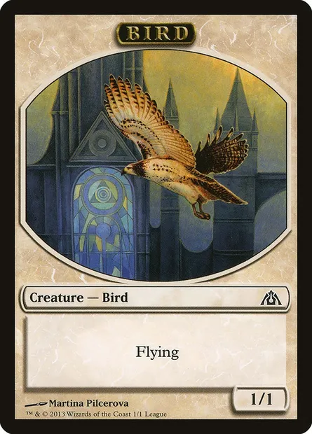 Bird, Magic card L13 2 — League Tokens 2013 set