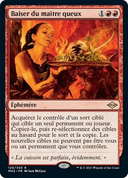 Baiser du maître queux, carte Magic MH2 120 — extension Horizons du Modern 2