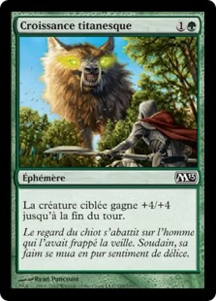 Croissance titanesque, carte Magic M13 195 — extension Magic 2013