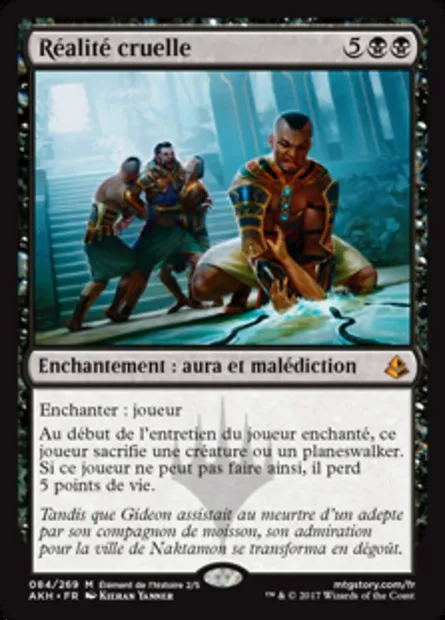 Réalité cruelle, carte Magic AKH 84 — extension Amonkhet