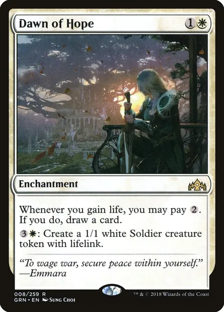 Dawn of Hope, Magic card GRN 8 — Guilds of Ravnica set