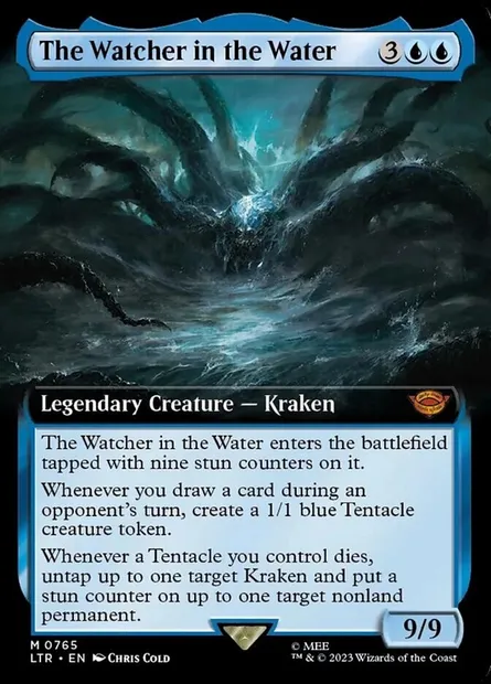 Le Guetteur de l'Eau, carte Magic LTR 765 — extension Le Seigneur des Anneaux : chroniques de la Terre du Milieu